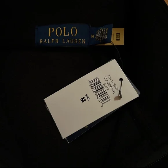 Polo by Ralph Lauren Men's Black Zip-Up Sweater - Size M - Picture 4 of 5
